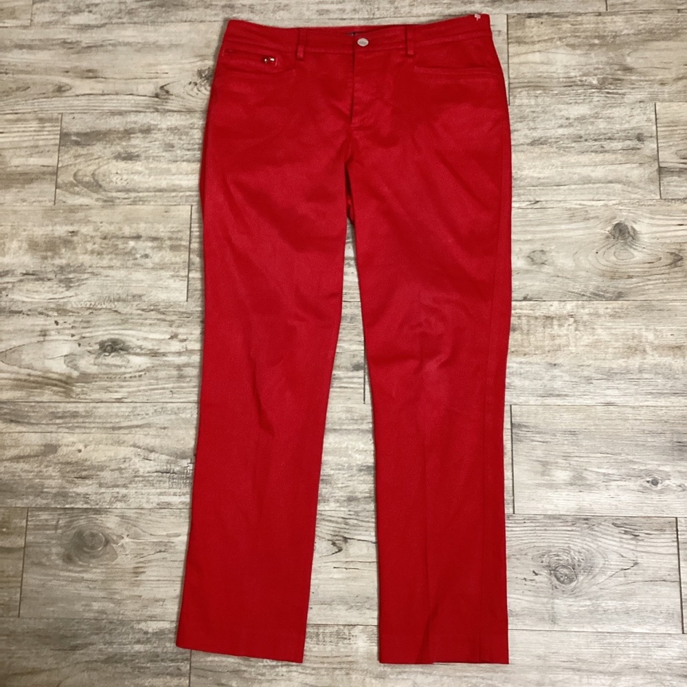 Ralph Lauren Women’s Red Trouser Khaki Pants